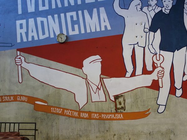 Mural kao deo radničke borbe