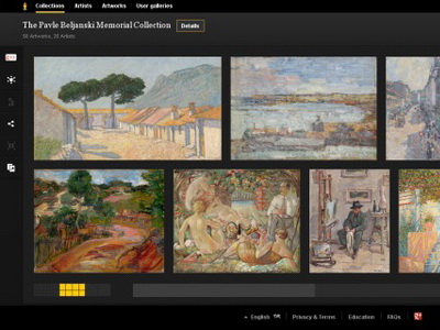Zbirka Beljanskog u Google Art projektu