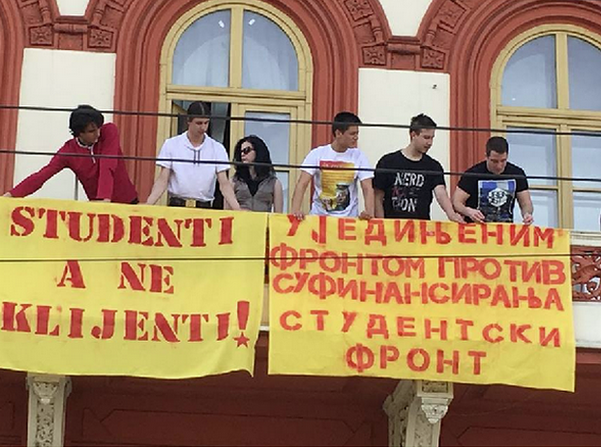 Studenti BU zauzeli Rektorat