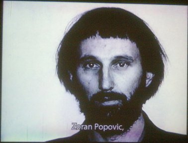 Zoran Popovic in 'Kino beleske', film by Lutz Becker