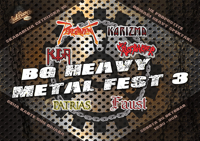 3. Beogradski hevi-metal fest u Sabirnom centru