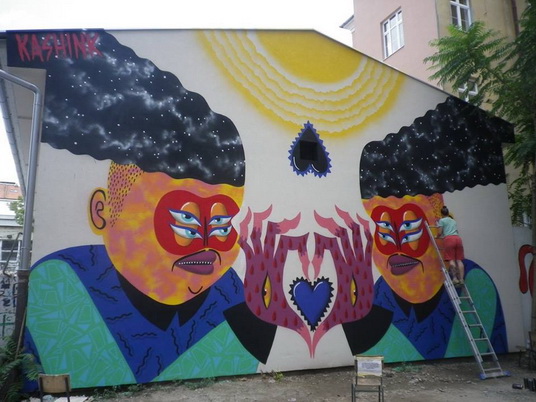 Murali pariske umetnice Kashink po Srbiji